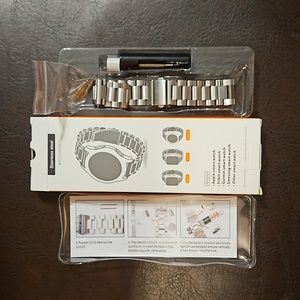 Stainless steel watch band